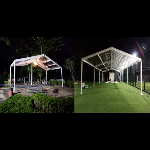 Tenda Semi Roder Transparant