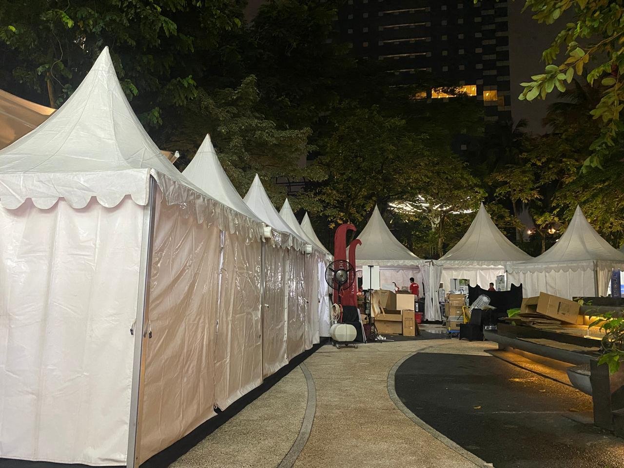 Sewa Tenda Sekitar di Indomilk Arena (Stadion Benteng Reborn) Tangerang Jaminan Kualitas 2025