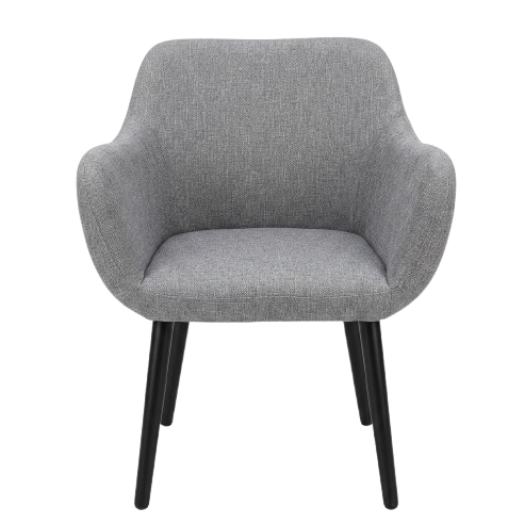 Sofa Retro Oval Abu-Abu